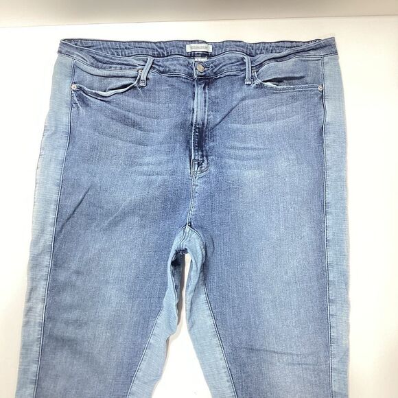 Good American Two Toned High Waisted Size 24 Jeans - Picture 9 of 10